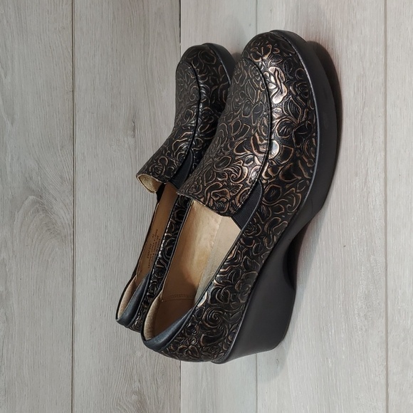 Alegria Women EMM-548 Leather Mary Jane Clogs Comfort shoes sz 42/11.5-12 - Picture 1 of 13